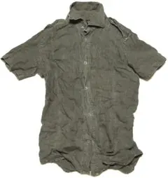 wjk墨染リネン・エポレットSHT-JK S/S【S】ブランド初期未使用保管新品