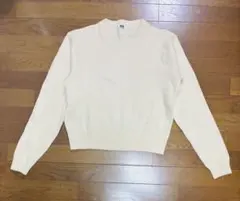 UNIQLO レディース　アイボリー　ニット　セーター　L