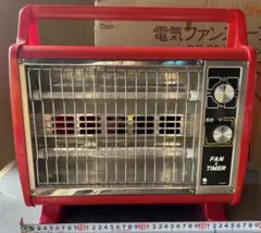 シャープ ファンヒーター HX-84F 赤 昭和レトロ 匿名配送 - メルカリ