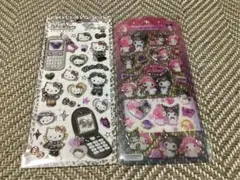 サンリオ　平成はっぴーフォン　ドロップジュエリーシール　2枚セット　②