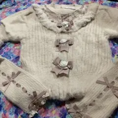 アームウォーマー ニット