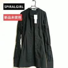 SPIRALGIRL 長袖シャツ ブラックのサムネイル
