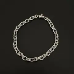 シルバー925 ペーパーチェーンブレスレット 19cm B20C34