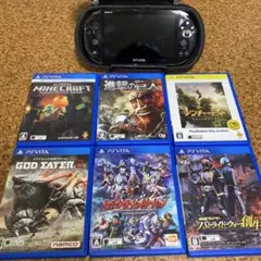 PSVita 本体 ソフト数本 お得セット✴︎PS Vita 本体 + ゲームソフト6本 + メモリ4GB - メルカリ