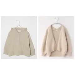 LOWRYS FARM キッズ ウラケＺＩＰパーカー ＢＩＧカーデ　110くらい