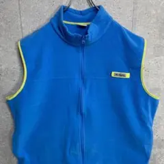 コロンビアPFG ブルー　フリースベスト　ビックサイズ 3X