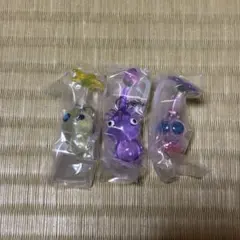 ピクミン　めじるしアクセサリー　3個セット　紫ピクミン