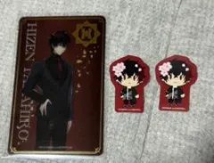 刀剣乱舞 大本丸博 箔押しクリアカード 御伴散歩 フレークシール 肥前