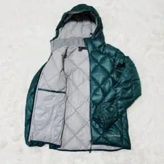 モンベル ライトアルパインダウンパーカ グリーン　S スタッフバッグなし