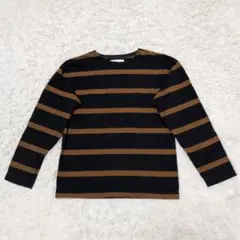 MHL. ボーダーL/S　カットソー　日本製 サイズMのサムネイル