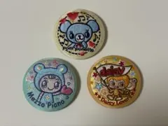 ナルミヤキャラクターズ　刺繍缶バッジ　3種