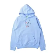 HUF 水色 フード付きパーカー