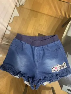 S-Jenni フリル付きデニムショートパンツ