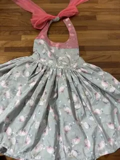 MARLMARL フラミンゴ柄　エプロン マールマール