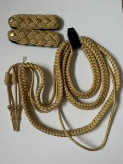 消防　自衛隊　警察　制服　レニヤード　肩章 消防金系レニヤード消防警察自衛隊肩章