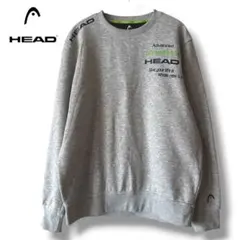 HEAD スウェット トレーナー グレー 裏起毛 XL メンズ