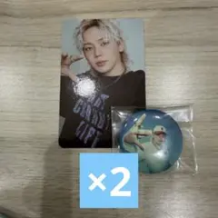 TREASURE WONDERWALL 缶バッジ トレカ ヒョンソク　2セット