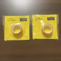 新品 ザ シンプソンズ マスキングテープ 2個