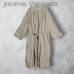 【JOURNAL STANDARD 】　リネンテンセル混ガウンコート　麻　洗えるのサムネイル