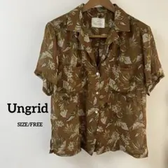 Ungrid ボタニカル柄 半袖シャツのサムネイル