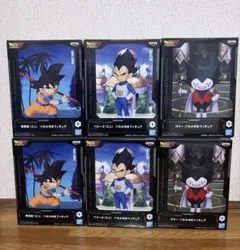 ドラゴンボール　パネル付きフィギュア　孫悟空　ベジータ　DAIMA ゴマーセット