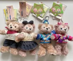 ぬいぐるみバッジ ダッフィー シェリーメイ 2013 デニム 2015 七夕