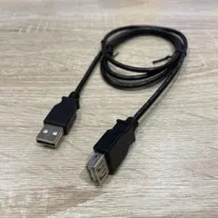 USB A to USB Bケーブル 1m 黒