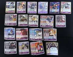 ワンピースカード 世界最強の戦士 SR以下セミ4コン 紫デッキ強化用