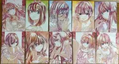 五等分の花嫁 クリアファイル 10枚 Ani-Art三玖 二乃 五月 四葉 一花