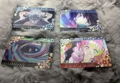 鬼滅の刃 名場面回顧カード4種セット