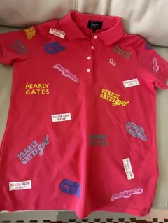 PEARLY GATES ピンク ポロシャツ サイズ0