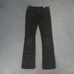 00s emporio armani velour flare pantsのサムネイル
