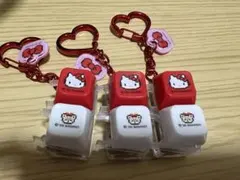 韓国サンリオキーキャップキーリングハローキティ　キーホルダー　初期スクラッチあり