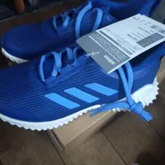 【新品】adidas スニーカー 21センチ 青