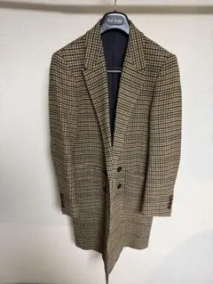 Theory セオリー ツイード ライディングジャケット羊革パイピング 千鳥 