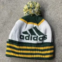 00s adidas ボンボンニットキャップ ニット帽