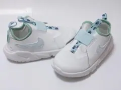 13cm 白 青 ナイキ フレックス ランナー 2 LIL TD スリッポン