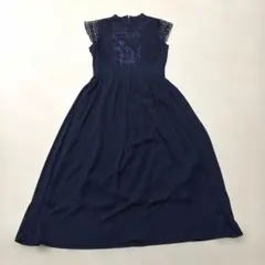 美品　Most Collection オケージョンワンピース ネイビー 結婚式