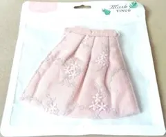 ピンク色お花刺繍マスク　未使用　即購入OK◎無言購入OK◎専用ページ無料OK◎◆
