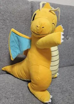 【タグ付き】ほぺぴた めちゃでかカイリュー ぬいぐるみ