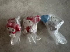 サンリオキャラクターズ カラーコレクションチャーム キティ　シナモン　マイメロ