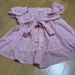 す*う様 ストライプ柄オフショルダーのサムネイル
