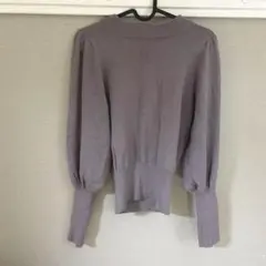 archives グレーバルーンスリーブ ニット