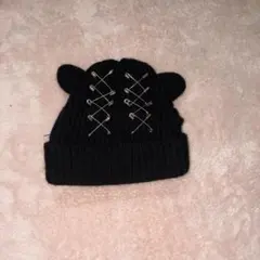 地雷・サブカル系 猫耳ニット帽