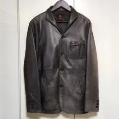 TAKEO KIKUCHI タケオキクチ ラムレザー ジャケット スタンドカラー