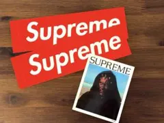 正規品　Supreme ロゴステッカー×2 ダースモール×1 計3枚セット