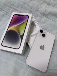 Apple iPhone 14 ホワイト 本体 箱付き 128G