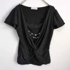 PRIME PATTERN【M】 半袖Tシャツ プルオーバー カットソー 黒のサムネイル