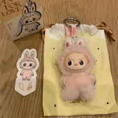 PIN FOR LOVE ぬいぐるみペンダント イニシャルラブブ G ピンク