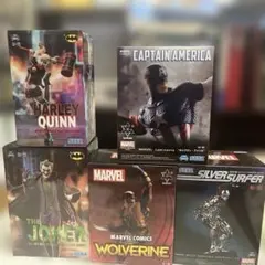 marvel、DC、フィギュア、プライズ